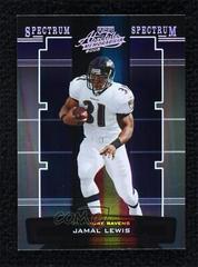 Jamal Lewis [Spectrum Silver] #13 Football Cards 2005 Playoff Absolute Memorabilia Prices