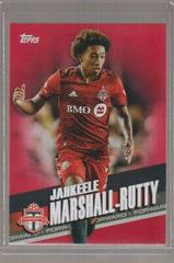 Jahkeele Marshall Rutty [Red] Soccer Cards 2022 Topps MLS Prices