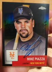 Mike Piazza [Black] #CPA-MP Baseball Cards 2022 Topps Chrome Platinum Anniversary Autographs Prices