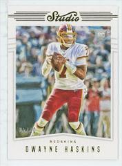 Dwayne Haskins [Gold] Football Cards 2019 Panini Chronicles Studio Prices
