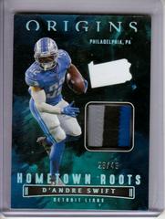 D'Andre Swift [Turquoise] #HR-DSW Football Cards 2022 Panini Origins Hometown Roots Prices