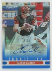 Carson Palmer [Blue] #II-CP Football Cards 2022 Panini Absolute Iconic Ink Autographs Prices