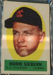 Norm Siebern [Instruction Back] Baseball Cards 1963 Topps Peel Offs Prices