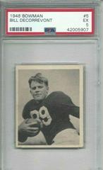 Bill DeCorrevont #5 Football Cards 1948 Bowman Prices