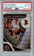 Taylor Heinicke [Silver] #SS-TH Football Cards 2022 Panini Elements Steel Signatures Prices
