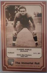 Clarke Hinkle #10 Football Cards 1975 Fleer Hall of Fame Prices