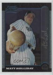 Matt Holliday #400 Baseball Cards 1999 Bowman Chrome International Prices