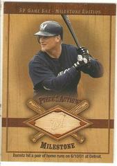 Jeromy Burnitz #JBu Baseball Cards 2001 SP Game Bat Piece of the Game Prices