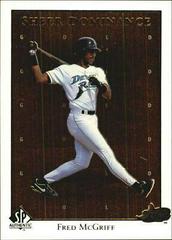 Fred McGriff [Gold] Baseball Cards 1998 SP Authentic Sheer Dominance Prices