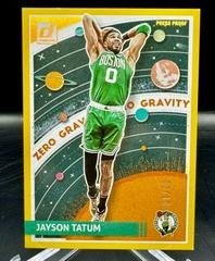 Jayson Tatum [Gold] #2 Basketball Cards 2023 Panini Donruss Zero Gravity Prices