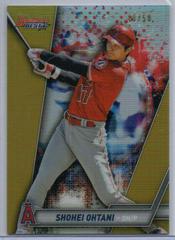 Shohei Ohtani [Gold Refractor] #33 Baseball Cards 2019 Bowman's Best Prices