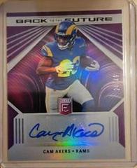 Cam Akers [Purple] Football Cards 2022 Panini Donruss Elite Back to the Future Signatures Prices