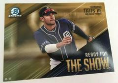 Fernando Tatis Jr. [Gold Refractor] #RFTS-10 Baseball Cards 2019 Bowman Chrome Ready for the Show Prices
