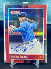 Wander Franco [Pandora Red] #R88S-WF Baseball Cards 2022 Panini Donruss Optic Retro 1988 Signatures Prices