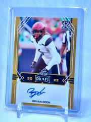 Bryan Cook [Gold] Football Cards 2022 Leaf Draft Autographs Prices