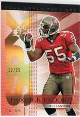 Derrick Brooks [Spectrum Gold] #93 Football Cards 2004 Spx Prices