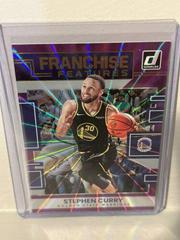 Stephen Curry [Purple Laser] #21 Basketball Cards 2022 Panini Donruss Franchise Features Prices