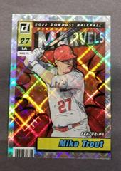 Mike Trout [Diamond] Baseball Cards 2022 Panini Donruss Marvels Prices