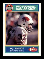 O.J. Simpson Football Cards 1990 Swell Greats Prices