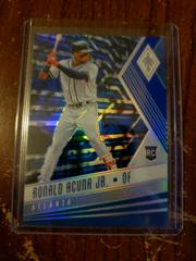 Ronald Acuna Jr. [Blue] Baseball Cards 2018 Panini Chronicles Phoenix Prices