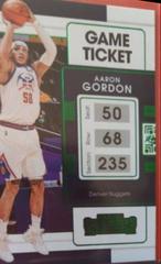 Aaron Gordon [Green] #58 Basketball Cards 2021 Panini Contenders Prices