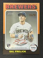Sal Frelick [Special Edition Red Ink] #ROA-SF Baseball Cards 2024 Topps Heritage Real One Autograph Prices
