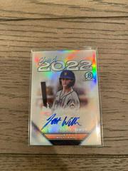 Jett Williams Baseball Cards 2022 Bowman Draft Class of Autographs Prices