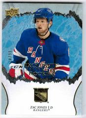 Zac Jones [Blue] Hockey Cards 2021 Upper Deck Ice Exquisite Collection Rookies Prices