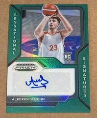 Alperen Sengun [Choice Green Prizm] #RS-ALP Basketball Cards 2021 Panini Prizm Rookie Signatures Prices