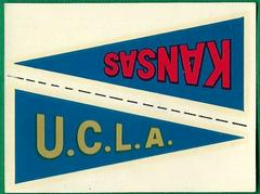 Kansas [U.C.L.A.] Football Cards 1960 Fleer College Pennant Decals Prices
