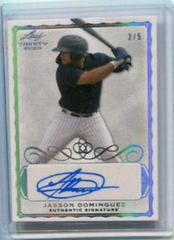 Jasson Dominguez [Spectrum Silver] #A-JD1 Baseball Cards 2020 Leaf Trinity Autographs Prices