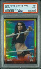 Paige [Gold] Wrestling Cards 2015 Topps Chrome WWE Prices