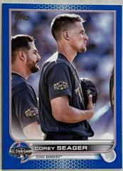 Corey Seager [Blue] #ASG-42 Baseball Cards 2022 Topps Update All Star Game Prices