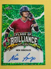 Nick Gonzales [Green] #FB-NG1 Baseball Cards 2020 Leaf Flash of Brilliance Autographs Prices
