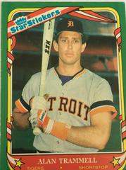 Alan Trammell Baseball Cards 1987 Fleer Star Stickers Prices