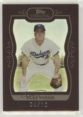 Duke Snider #46 Baseball Cards 2008 Topps Sterling Prices