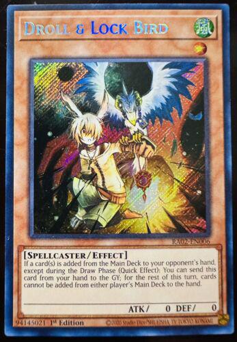 Droll & Lock Bird [Secret Rare] RA02-EN006 YuGiOh 25th Anniversary Rarity Collection II