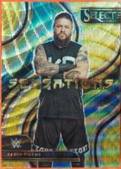 Kevin Owens [Gold Wave] Wrestling Cards 2023 Panini Select WWE Sensations Prices