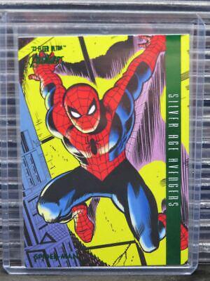 Spider-Man [Green Foil] #112 Marvel 2022 Ultra Avengers