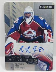 Patrick Roy Hockey Cards 2021 Upper Deck Synergy Cast for Greatness Signatures Prices
