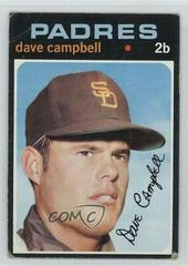 Dave Campbell #46 Baseball Cards 1971 Topps Prices