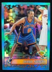 Latrell Sprewell [Black Refractor] Basketball Cards 2001 Topps Chrome Prices