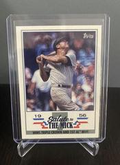 Mickey Mantle #STM-4 Baseball Cards 2022 Topps Salute to The Mick Prices