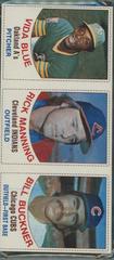 Bill Buckner, Rick Manning, Vida Blue [Hand Cut Panel] Baseball Cards 1977 Hostess Prices