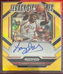 Larry Johnson [Gold] #LS-LYJ Basketball Cards 2023 Panini Prizm Draft Picks Legacy Signatures Prices