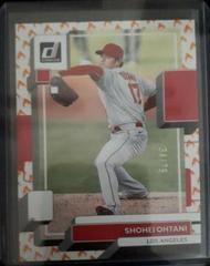 Shohei Ohtani [On Fire Emoji] #147 Baseball Cards 2022 Panini Donruss Prices