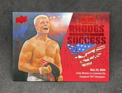 Cody Rhodes [Red] #RS-6 Wrestling Cards 2021 Upper Deck AEW Rhodes to Success Prices
