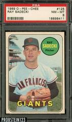 Ray Sadecki #125 Baseball Cards 1969 O Pee Chee Prices