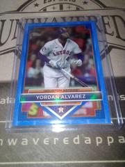 Yordan Alvarez [Blue] #6 Baseball Cards 2023 Topps Flagship Collection Prices