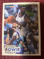 Anthony Bowie #148 Basketball Cards 1993 Fleer Prices